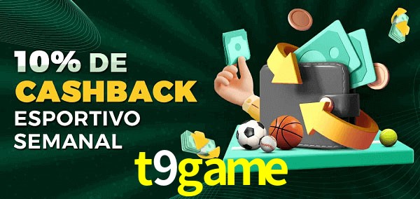 10% de bônus de cashback na t9game