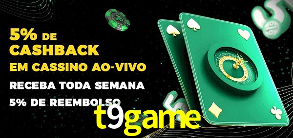 Promoções do cassino ao Vivo t9game